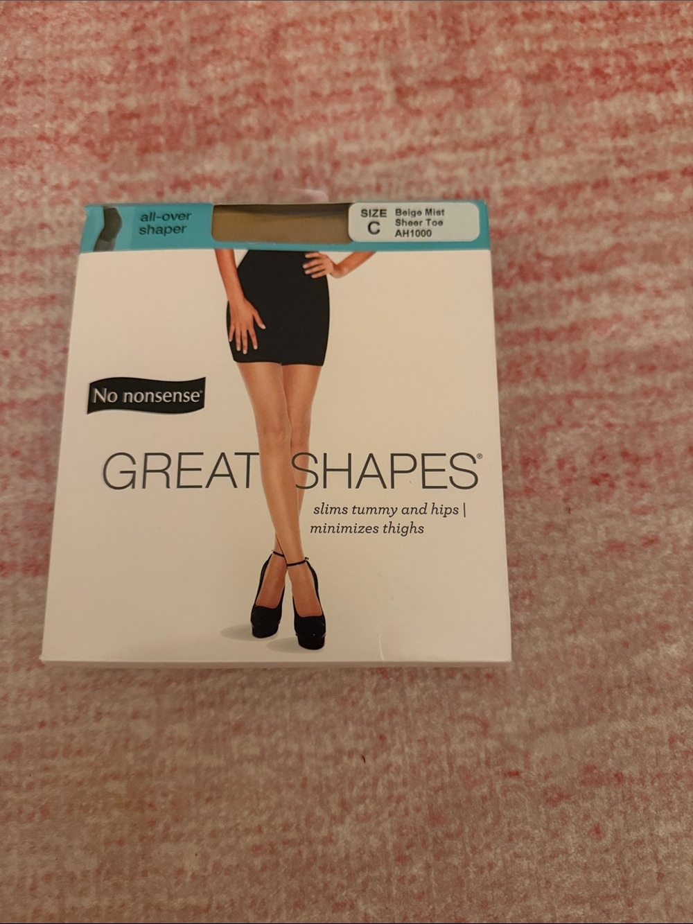 No Nonsense Great Shapes Beige Sheer Shaper Pantyhose